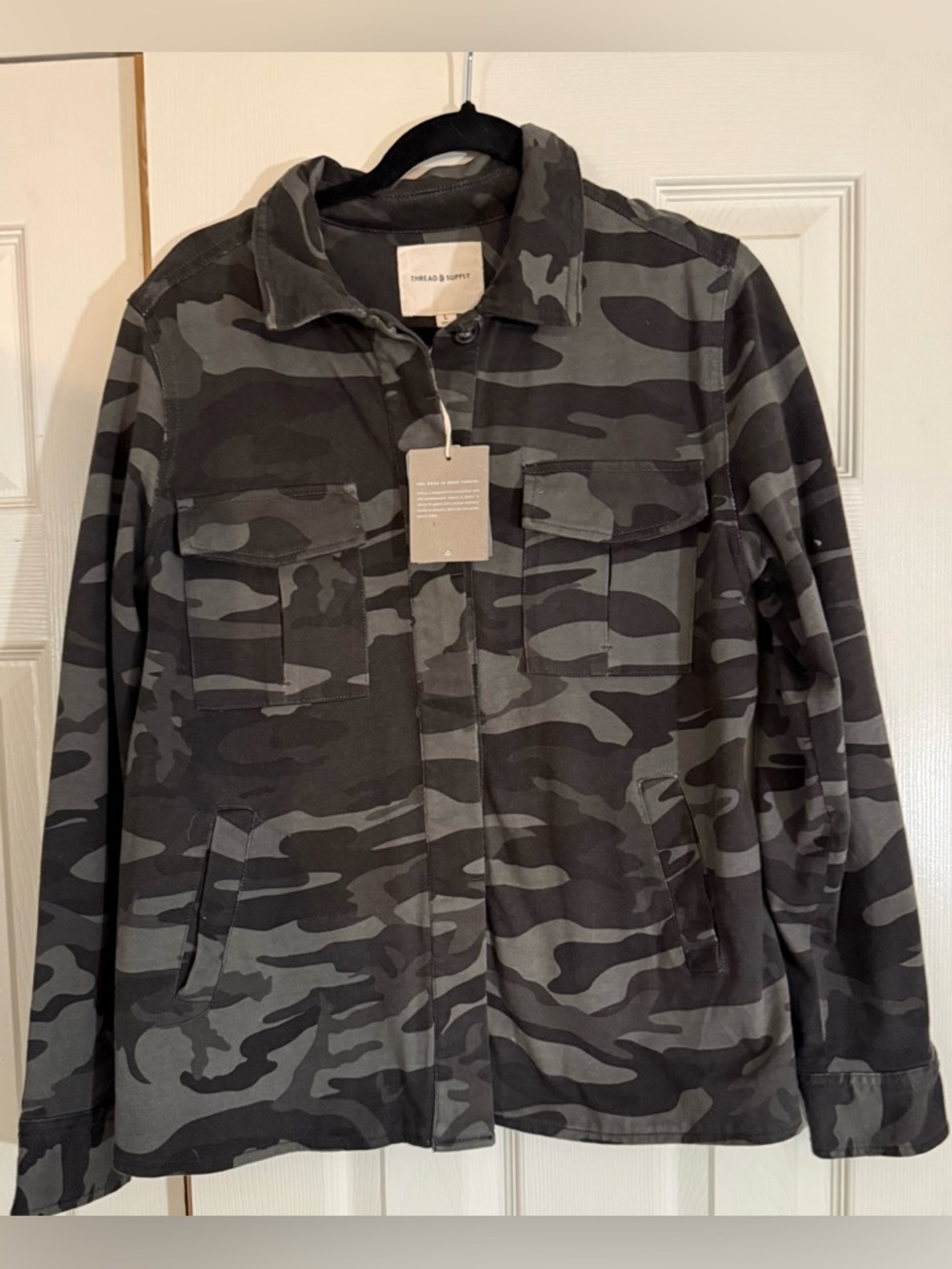 Thread & Supply Camo Utility Jacket NWT Womens Large